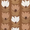 Casamance|Wallpaper floral Art Nouveau green|Retro