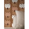 Casamance|Wallpaper floral Art Nouveau green|Retro
