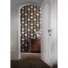 Casamance|Wallpaper floral Art Nouveau black and copper|Wallpaper