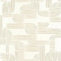 Casamance|Wallpaper Art Nouveau geometric black gold|Art Deco