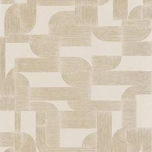 Casamance|Jugendstil Tapete geometrisch grün-blau-gold|Art Deco