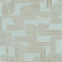Casamance|Wallpaper Art Nouveau geometric beige gold|Wallpaper