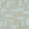 Casamance|Wallpaper Art Nouveau geometric beige gold|Wallpaper
