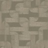 Casamance|Wallpaper Art Nouveau geometric mint green gold|Geometric