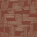 Casamance|Jugendstil Tapete geometrisch khakigrün-gold|Art Deco