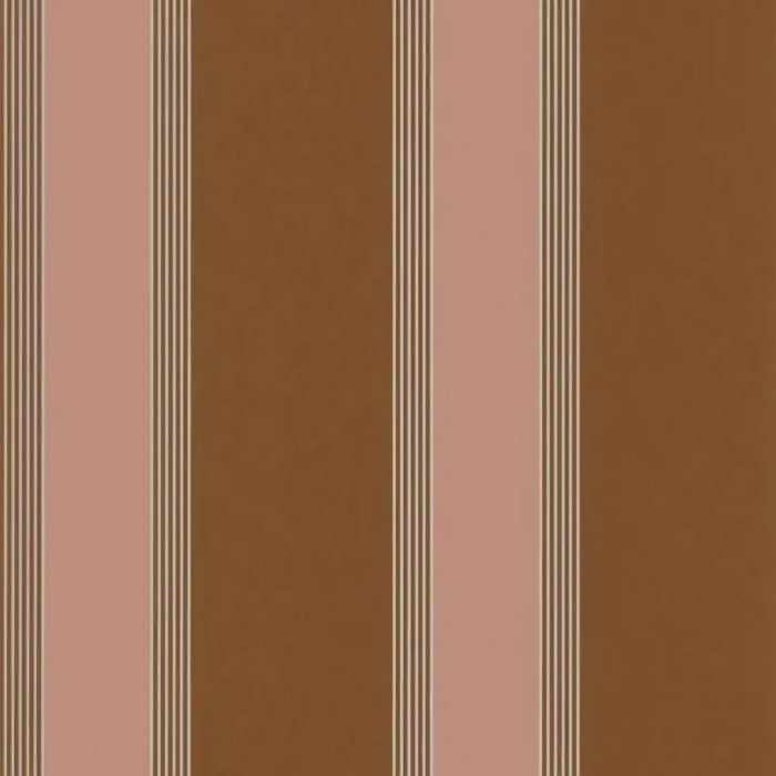 Papel pintado moderno rayas rosas y cobre - Casamance Square Jasmin 75712344