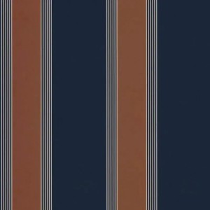 Casamance|Modern black and copper striped wallpaper|Stripes