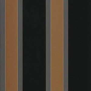 Versace|Papier peint rayures cuivre métallisées|Rayures