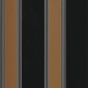 Casamance|Modern black and copper striped wallpaper|Stripes