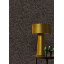 Casamance|Wallpaper abstract terracotta brown matte shine|Contemporary