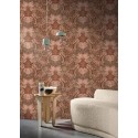 Casamance|Wallpaper ornamental Art Nouveau floral white green|High-End