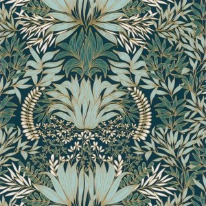 Marburg|Papier Peint feuilles de chêne et glands marron et gris|Floral