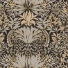 Casamance|Papier peint floral ornemental Art Nouveau vert|Haut Gamme