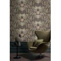 Casamance|Wallpaper ornamental Art Nouveau floral green|High-End