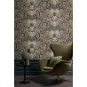 Casamance|Wallpaper ornamental Art Nouveau floral green|High-End