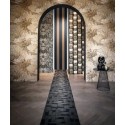 Casamance|Wallpaper ornamental Art Nouveau floral green|High-End