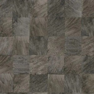 Casamance|Papier peint mosaïque feuilles exotiques effet bois beige|Imitation Bois