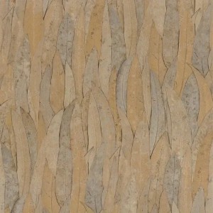 Casamance|Eukalyptusblätter Tapete naturgrün mit Relief|Tapeten