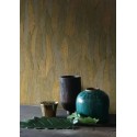 Casamance|Wallpaper eucalyptus leaves green with 3D veins|Wallpaper
