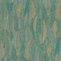 Papel pintado hojas de eucalipto verde natural con relieve - Casamance Golfe Du Bengale 75961324