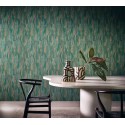 Casamance|Eukalyptusblätter Tapete naturgrün mit Relief|Tapeten