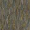Casamance|Wallpaper eucalyptus leaves grey and khaki with natural relief|High-End