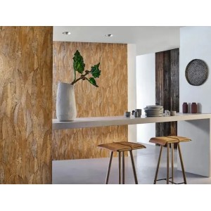 Casamance|Eukalyptusblätter Tapete naturgrün mit Relief|Tapeten 2