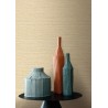 Casamance|Naturfaser Tapete beige Korbgeflecht-Textur|Raffiaimitation
