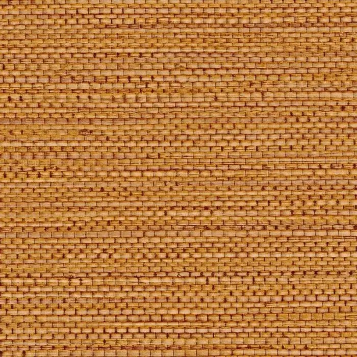 Casamance|Papel pintado fibras naturales naranja mostaza estilo mimbre|Imitacion Rafia