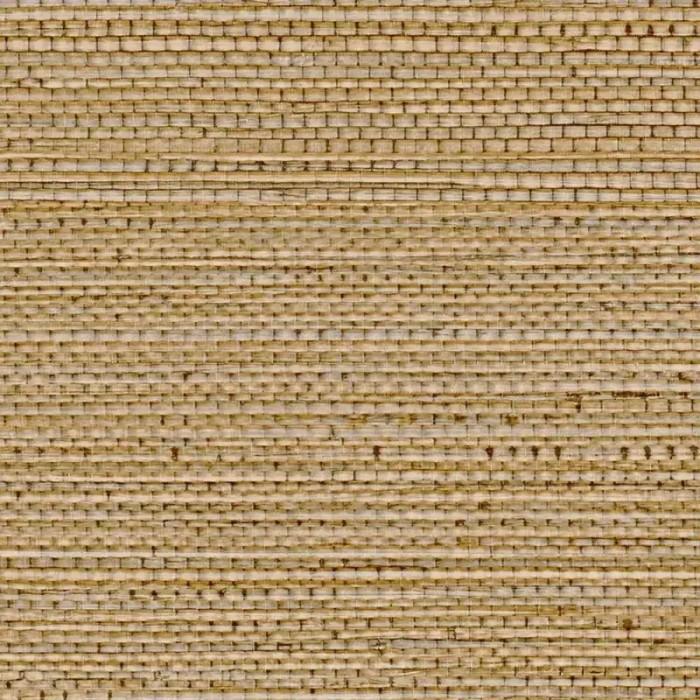 Papel pintado fibras naturales marrón estilo mimbre artesanal - Casamance Golfe Du Bengale 75972140