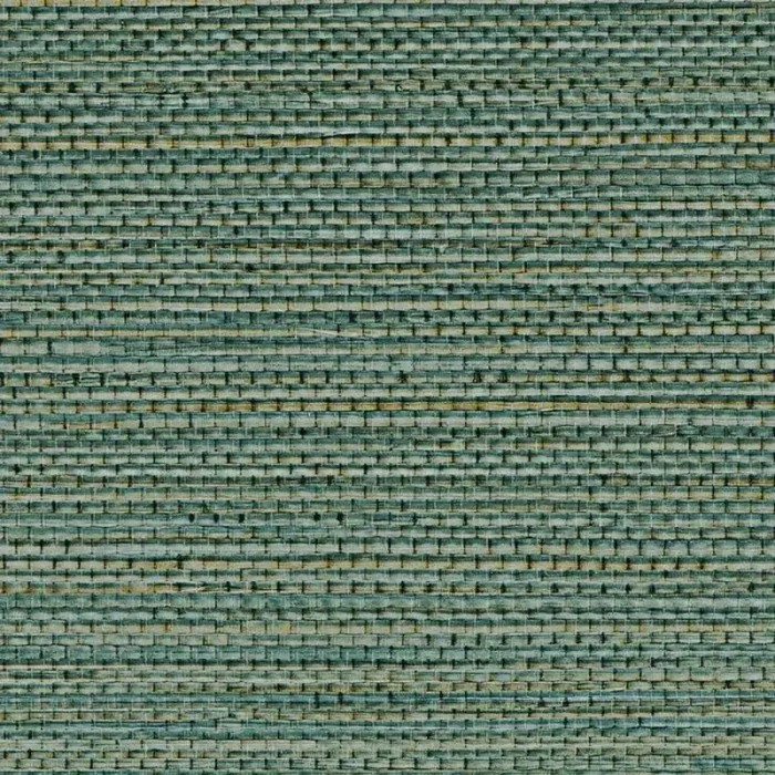 Casamance|Papel pintado fibras naturales verde con textura de mimbre|Imitacion Rafia