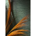 Casamance|Naturfaser Tapete grün Korbgeflecht-Textur|Raffiaimitation