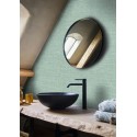 Casamance|Papier peint raphia vert teinté style naturel|Imitation Raphia
