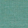 Casamance|Wallpaper raffia turquoise green dyed handmade|Raffia Imitation