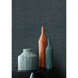 Casamance|Papier peint raphia jaune ocre teinté naturel|Imitation Raphia 2