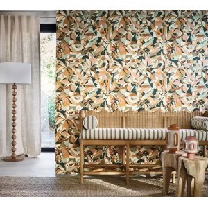 Casamance|Papier peint floral abstrait décoratif couleurs vives|Abstrait 2