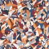 Casamance|Wallpaper decorative abstract floral vivid colors|Abstract