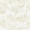 Casamance|Papier peint grues blanches et dorées effet métallisé|Contemporain
