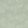 Casamance|Wallpaper green cranes decorative metallic effect|Wallpaper