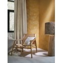 Casamance|Wallpaper orange cranes elegant metallic style|Oriental