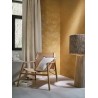 Casamance|Wallpaper orange cranes elegant metallic style|Oriental