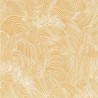 Casamance|Papier peint abstrait vagues jaunes avec éclat métallique|Papier Peint