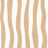 Casamance|Papier peint rayures ondulées beige|Rayures
