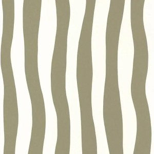 Casamance|Papier peint rayures ondulées bleues|Rayures