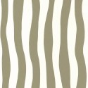 Casamance|Wavy khaki green striped wallpaper|Stripes