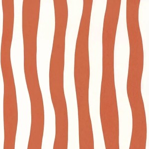 Casamance|Wavy pastel beige striped wallpaper|Stripes