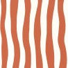 Casamance|Papier peint rayures ondulées orange|Rayures