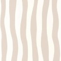 Casamance|Wavy pastel beige striped wallpaper|Stripes
