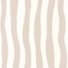 Casamance|Papier peint rayures ondulées beige pastel|Rayures
