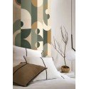 Casamance|Abstrakte Geometrische Tapete bunt mit Texturen|Abstrakt